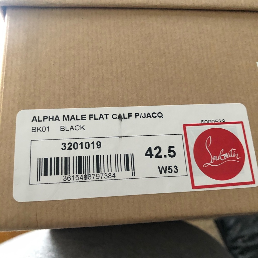 Christian Louboutin 42.5 Alpha Male Flat Calf